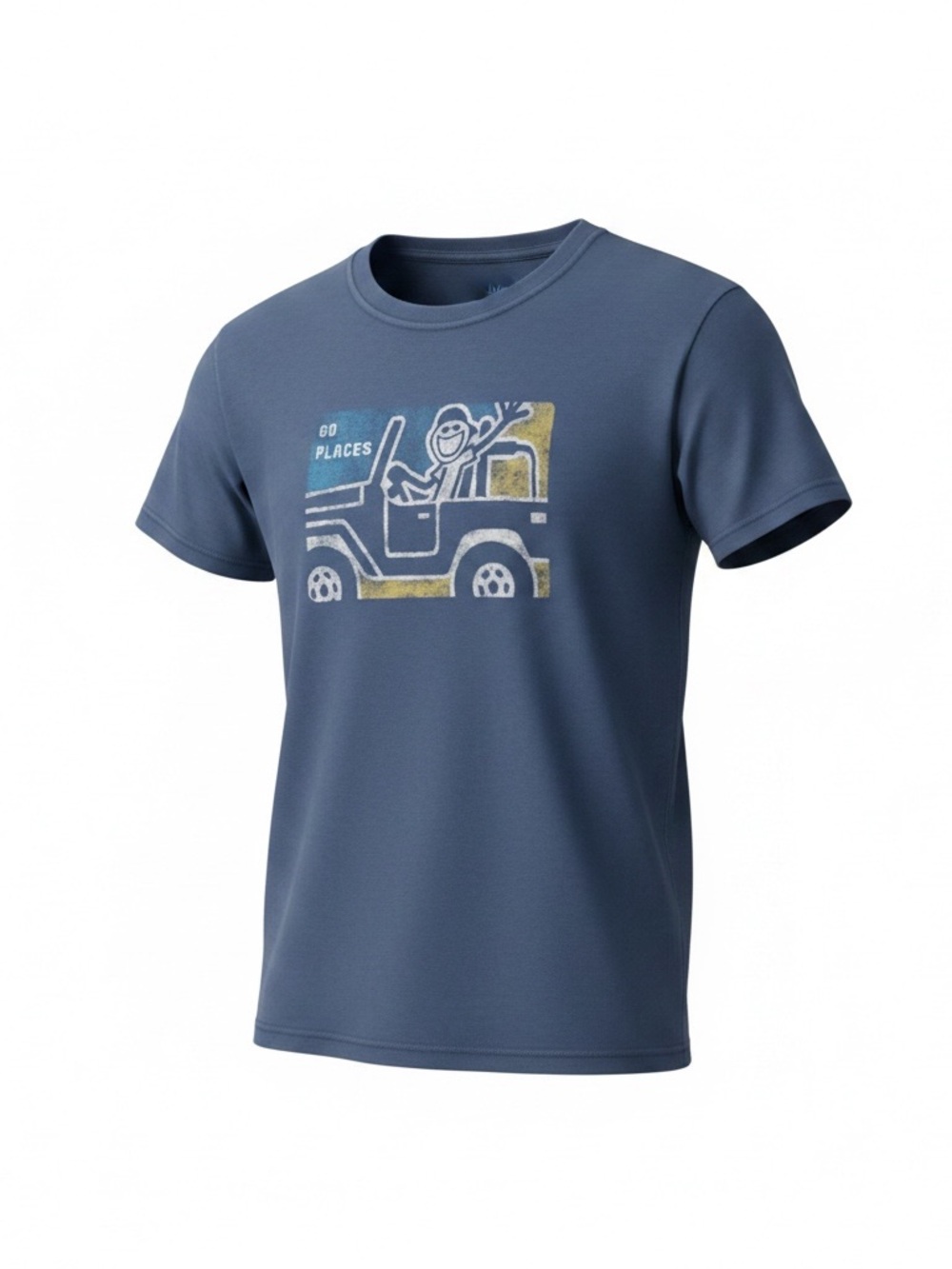 Life Is Good Navy Short Sleeve 'Go Places' Graphic Tee